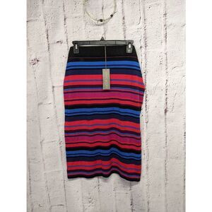Eva Mendes NY&C Knitted Pencil skirt w Elastic‎ Waist Sz XL NWT Rayon Nylon